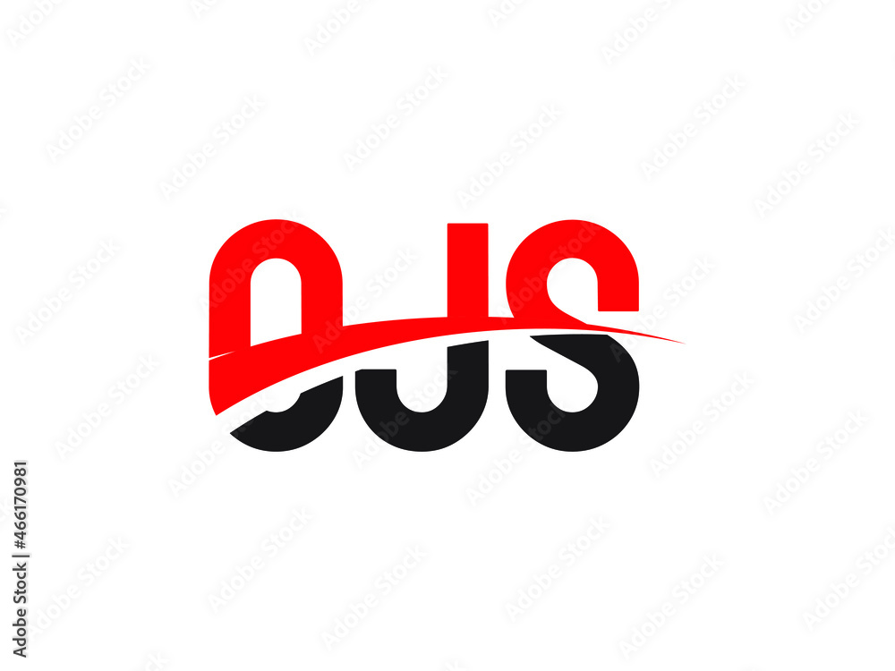 OJS Letter Initial Logo Design Vector Illustration OJS Letter Initial Logo Design Vector Illustration