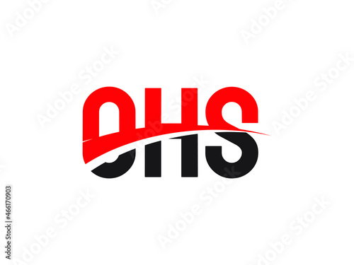OHS Letter Initial Logo Design Vector Illustration