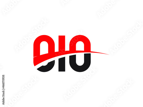 OIO Letter Initial Logo Design Vector Illustration photo