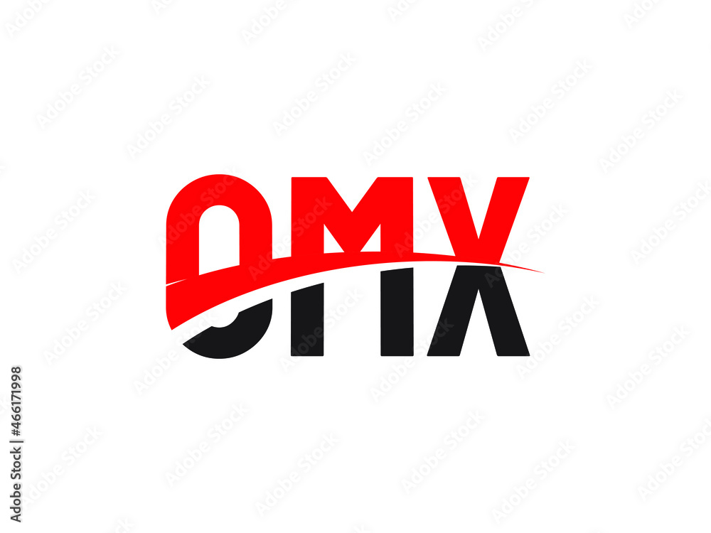 OMX Letter Initial Logo Design Vector Illustration