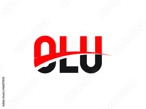 OLU Letter Initial Logo Design Vector Illustration