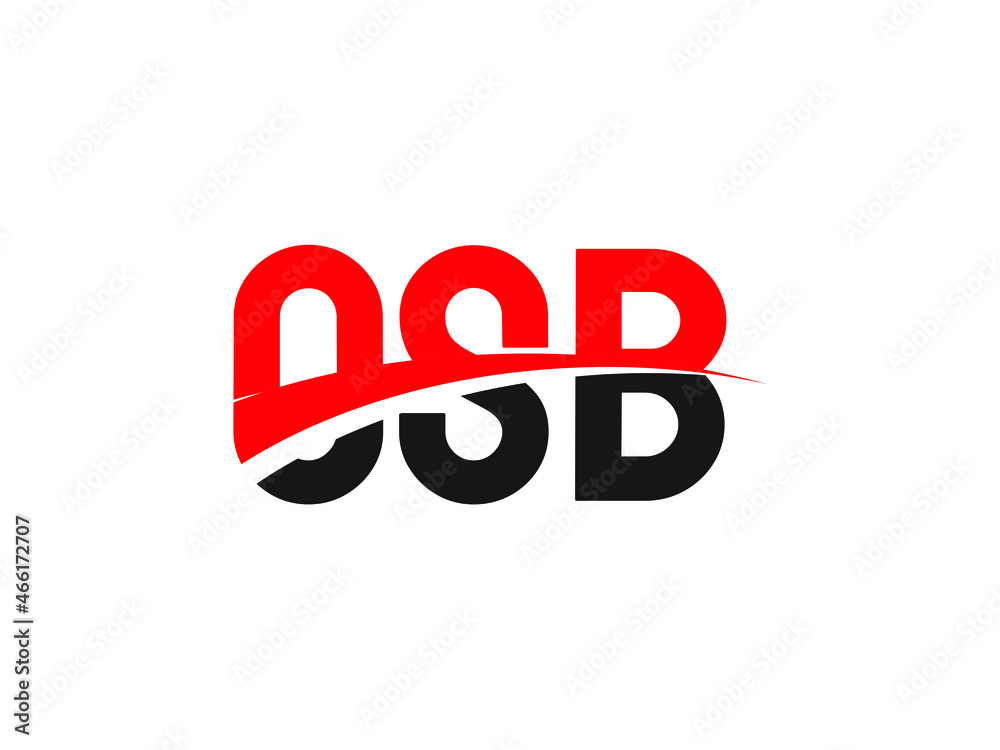 OSB Letter Initial Logo Design Vector Illustration OSB Letter Initial Logo Design Vector Illustration