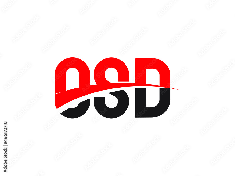 OSD Letter Initial Logo Design Vector Illustration OSD Letter Initial Logo Design Vector Illustration