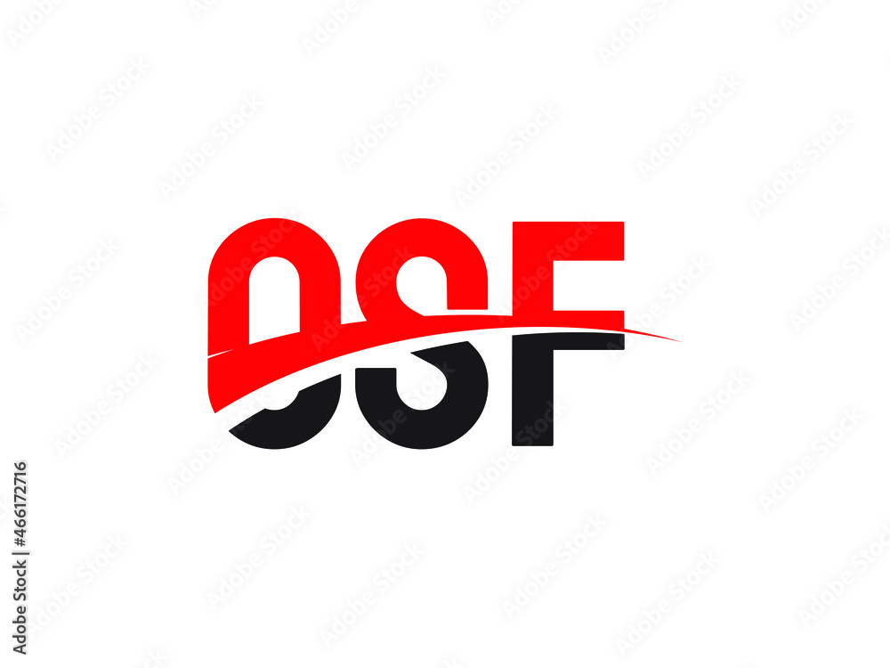 OSF Letter Initial Logo Design Vector Illustration OSF Letter Initial Logo Design Vector Illustration