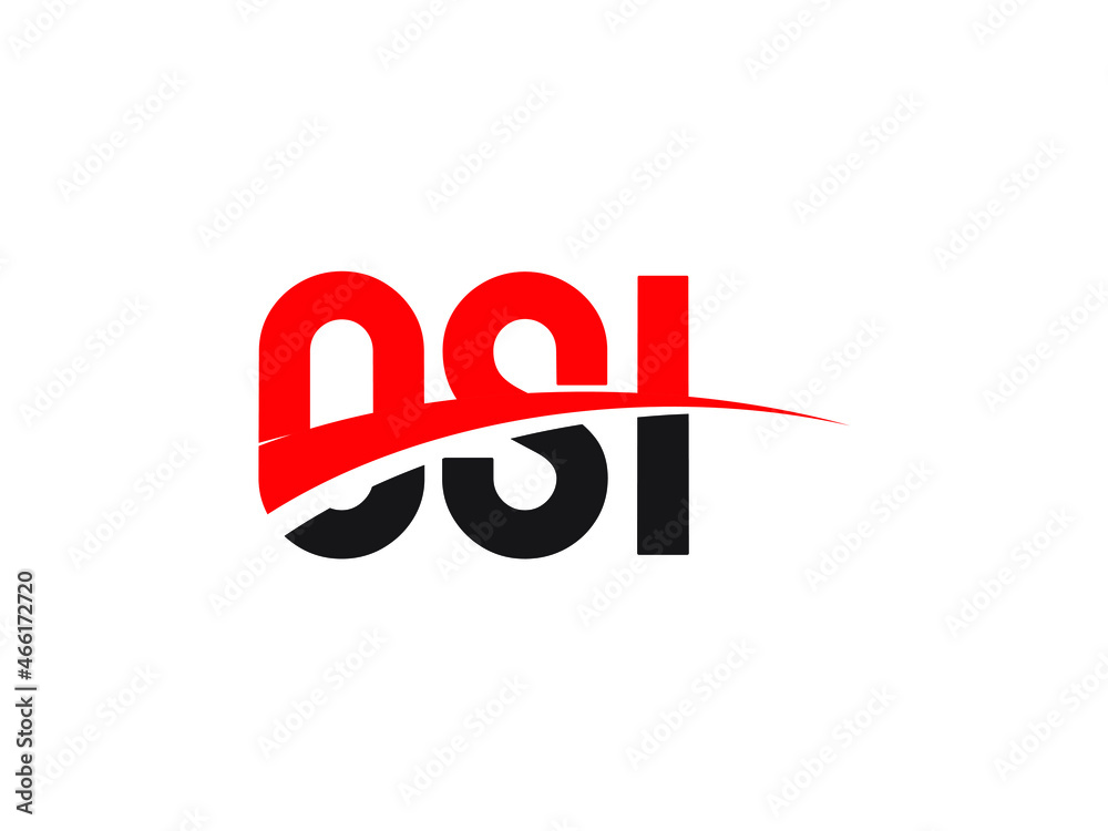 Fototapeta premium OSI Letter Initial Logo Design Vector Illustration