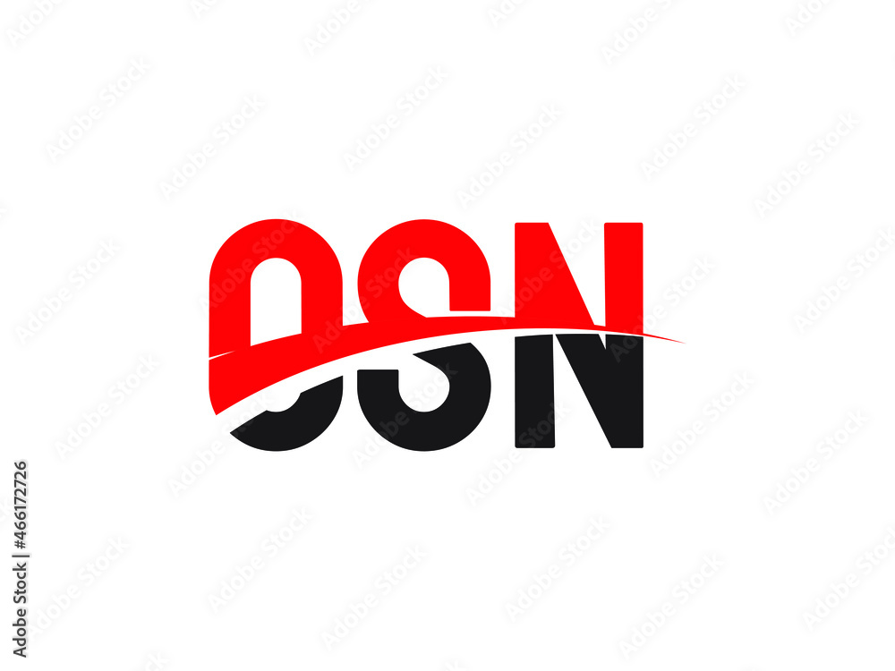 OSN Letter Initial Logo Design Vector Illustration