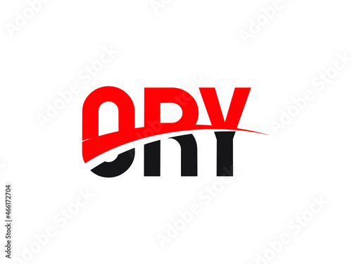 ORY Letter Initial Logo Design Vector Illustration photo