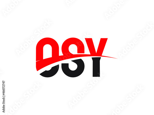 OSY Letter Initial Logo Design Vector Illustration