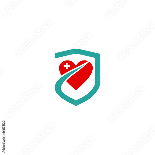 healty love vector design