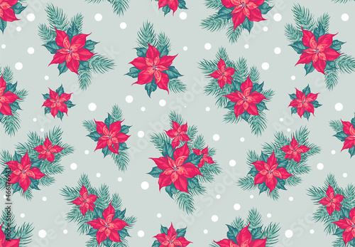 Merry Christmas vector illustration. Happy new year greeting card.