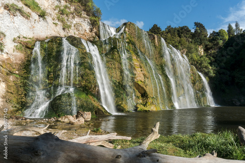 Waihi falls near Dannevirke and Pongaroa, New Zealand North Island