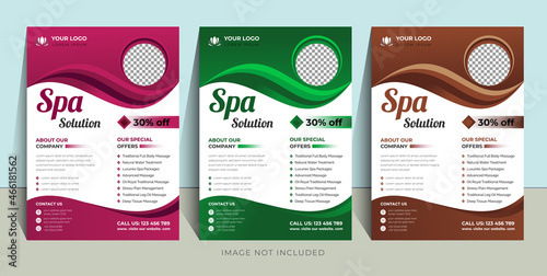 Spa and Beauty Flyer Template