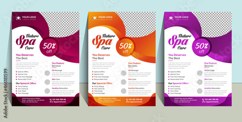 Spa Flyer Template Design