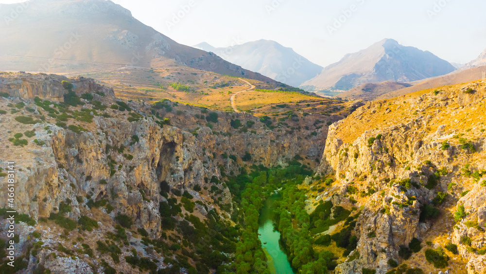 Great mountain landscape. Greece, Crete