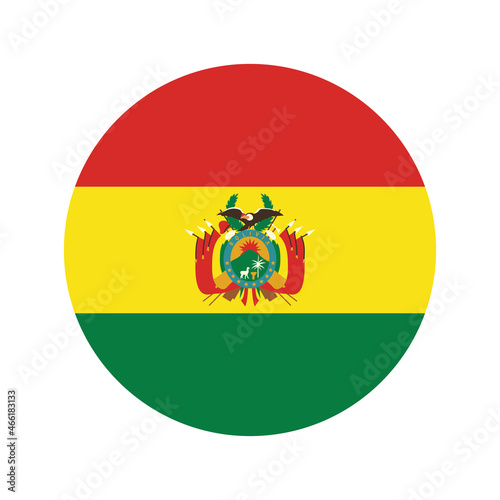 round flag of bolivia