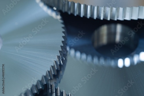 Φωτογραφία Saw blades, cutting tools background.