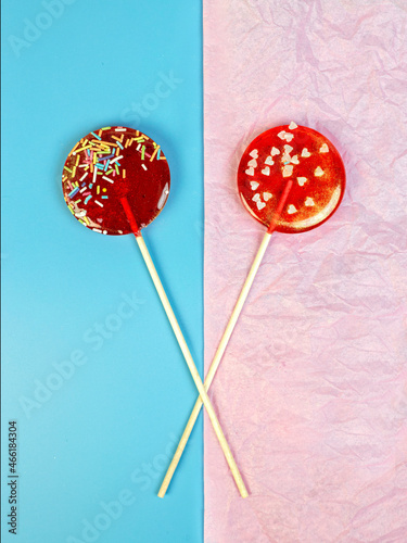 handmade isomalt lollipops