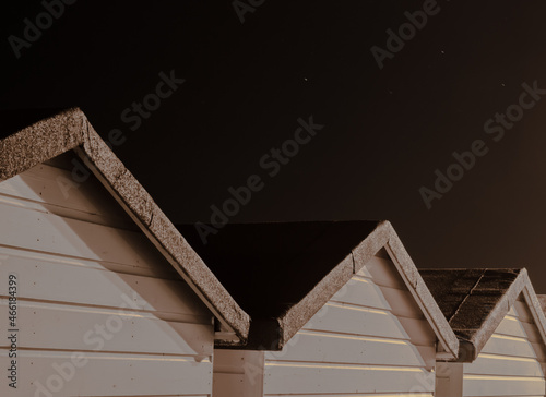 Beach Hut at Night 