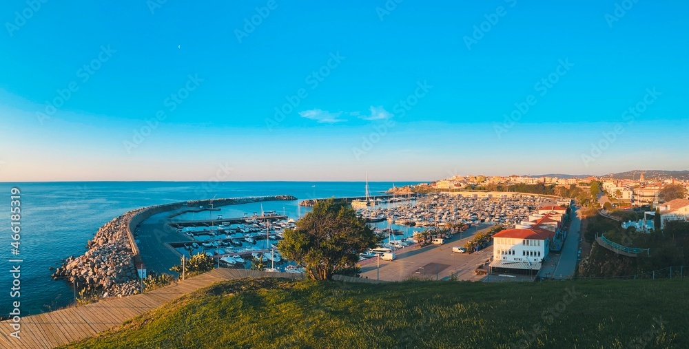 Fototapeta premium Vista del port marina de Palamós