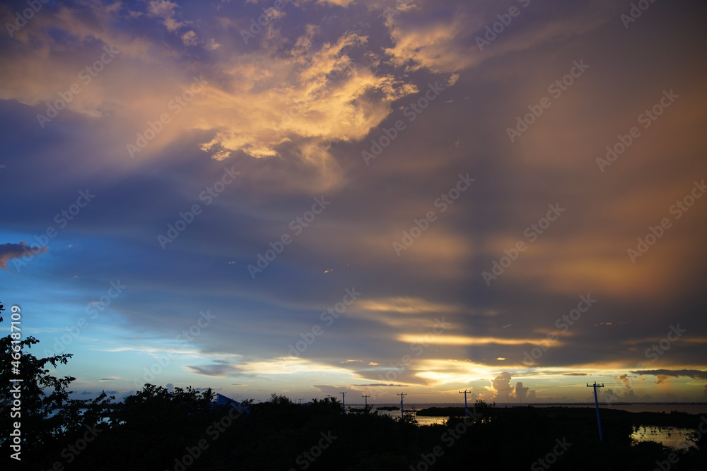 sunset in the sky sunset in the sky