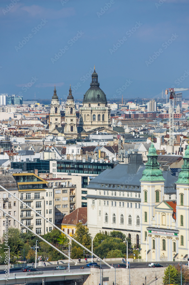 Panoramic view of  Budapest, Hungary