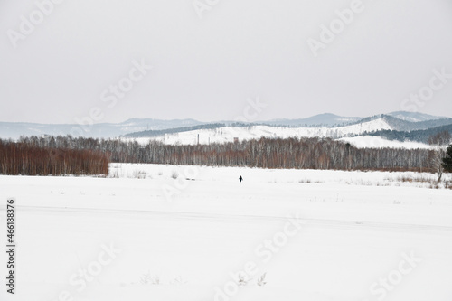 Baikal winter landscape. Russia. Siberia. © Елизавета Сазонова