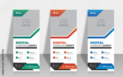 Set of roll up banner, roll up banner, banner, Corporate banner design, Pop up banner design, Creative banner, Banner eps.