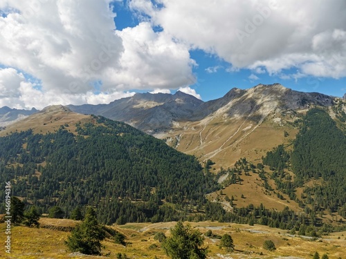 Beautiful mountain landscape on italian-french border photo