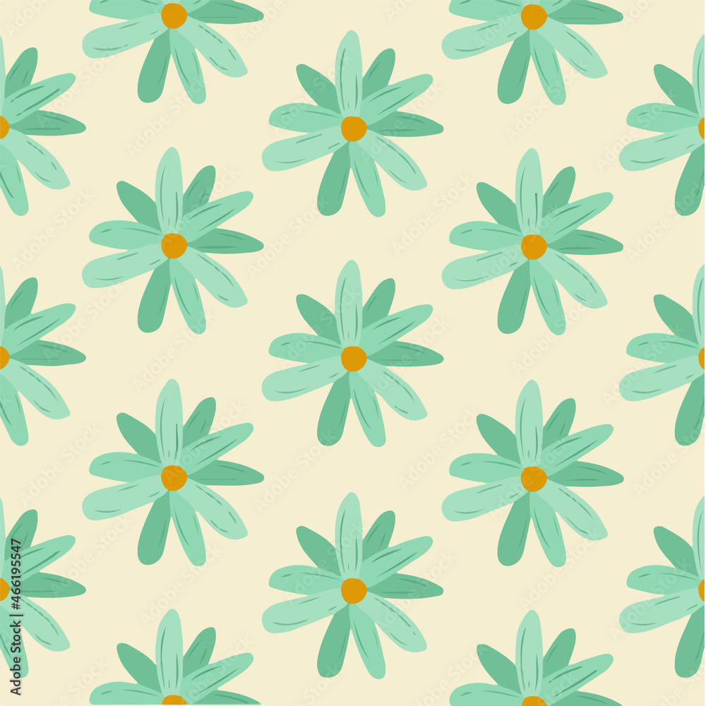 Flower Pattern Background. Social Media Post. Vector Illustration. Flower Pattern Background. Social Media Post. Vector Illustration.