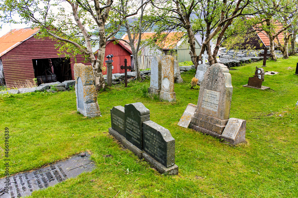 Fototapeta premium Giske Island Cemetery - Norway