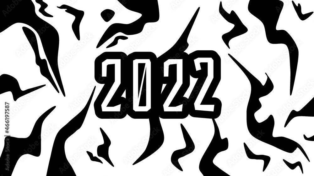 2022 on black tiger strips. May be used as coloring page. 2022 on black tiger strips. May be used as coloring page.