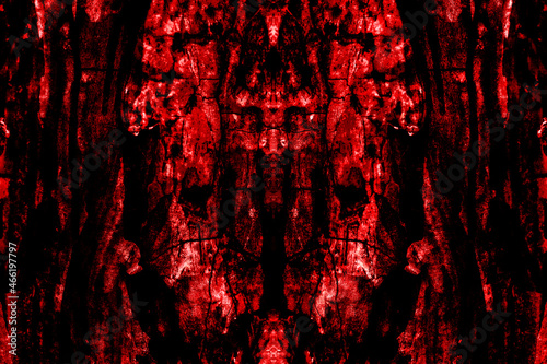 Red and black dark abstract blurred background or texture