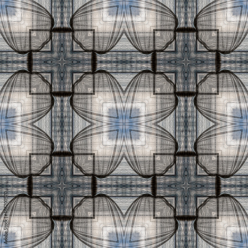 Seamless pattern, infinite texture, tile, square - Illustration - graphics. Surreal. Design elements