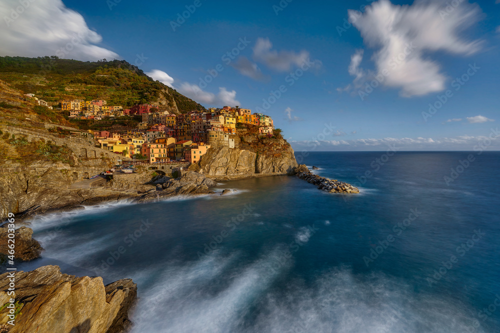 Cinque Terre is a charming Italian town in the province of Liguria, Italy. A fragment of architecture Cinque Terre is a charming Italian town in the province of Liguria, Italy. A fragment of architecture