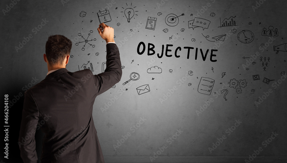 businessman drawing a creative idea sketch businessman drawing a creative idea sketch