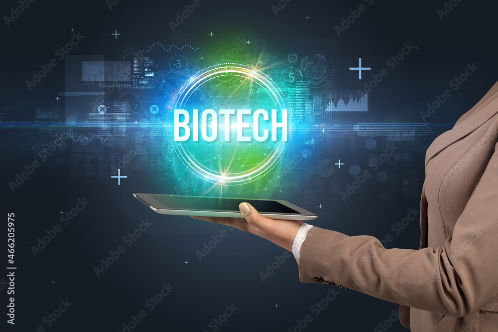 Obraz premium Close-up of a touchscreen, new tech concept
