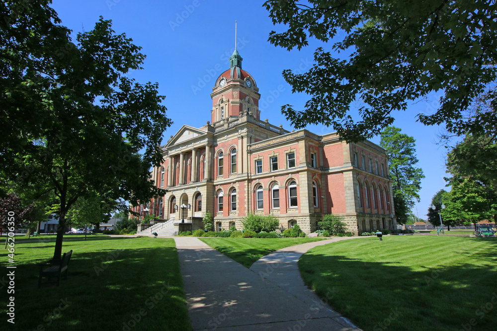 Elkhart County Courthouse is a historic courthouse located at Goshen, Elkhart County, Indiana.