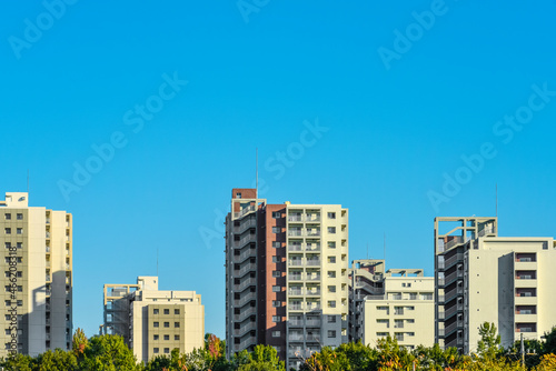 マンション  集合住宅   Residential area in Tokyo, Japan.  © Imagepocket