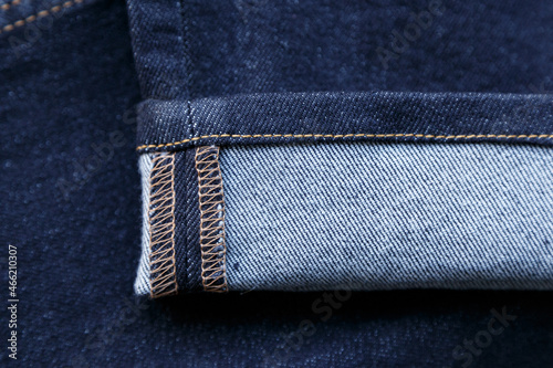 Blue jeans material fabric texture fashion seam macro
