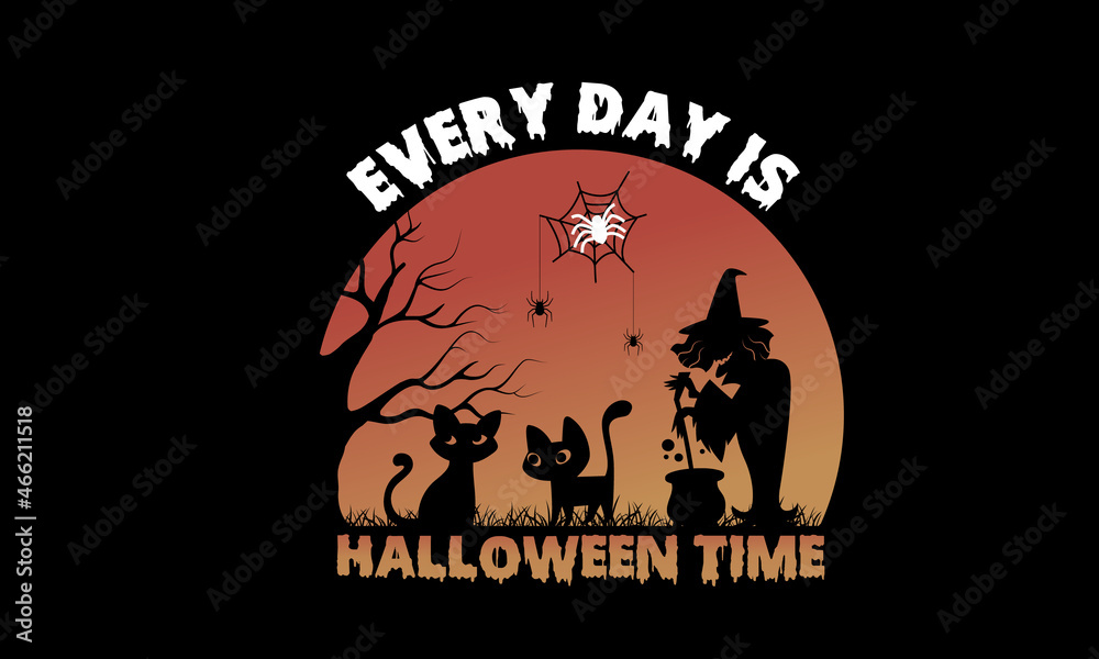 Halloween  high quality Vector Graphic. Halloween T-Shirt illustration. Horns head devil t-shirt design.