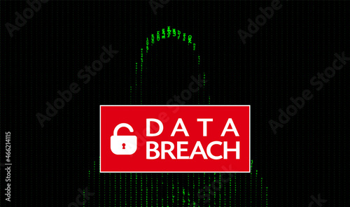 Abstract Technology Binary Code Dark Red Background. Cyber Attack, Ransomware, Malware, Scareware Concept