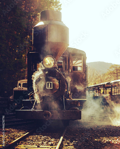old steam train