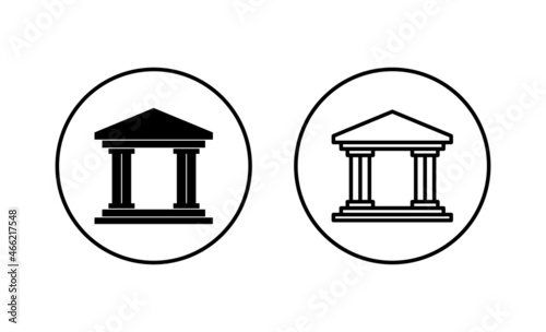 Piggy bank icons set. piggy money sign and symbol