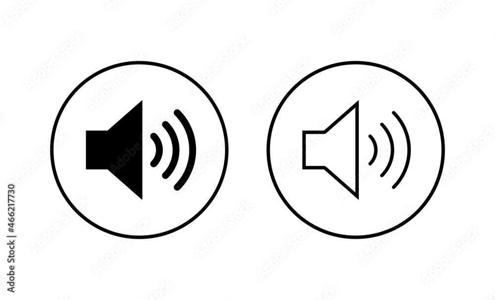 Speaker icons set. volume sign and symbol. loudspeaker icon. sound symbol Speaker icons set. volume sign and symbol. loudspeaker icon. sound symbol