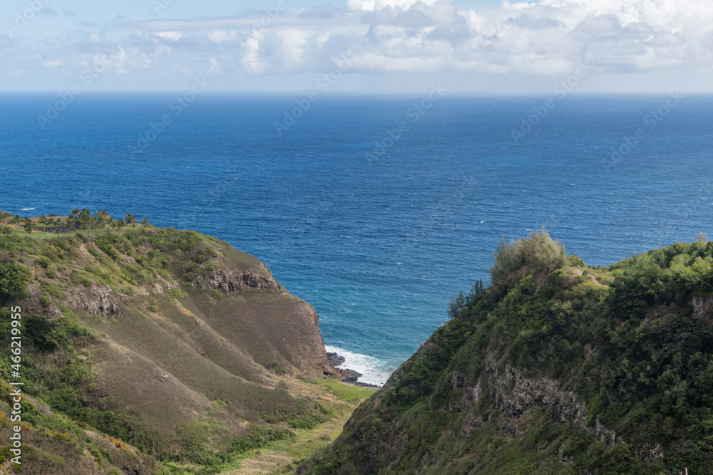  Scenic west Maui shoreline vista, Hawaii