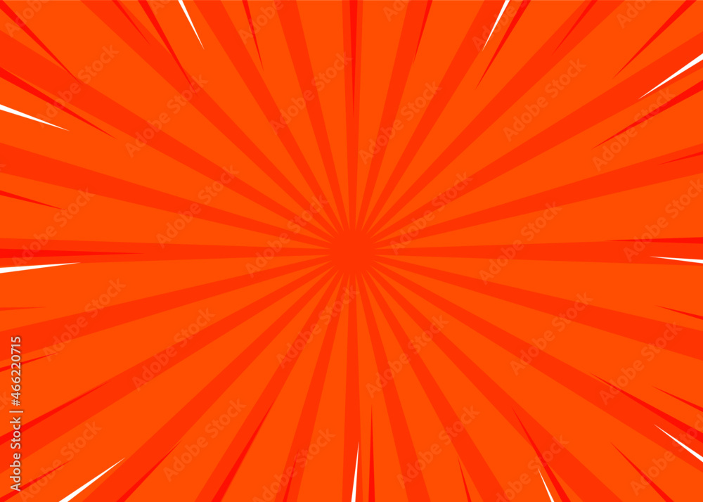 Obraz premium orange background design with comic stripes effect