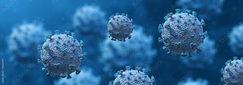 Corona Virus Coronavirus Epedemic Pandemic Covid-19 Concept. 3d render illustration