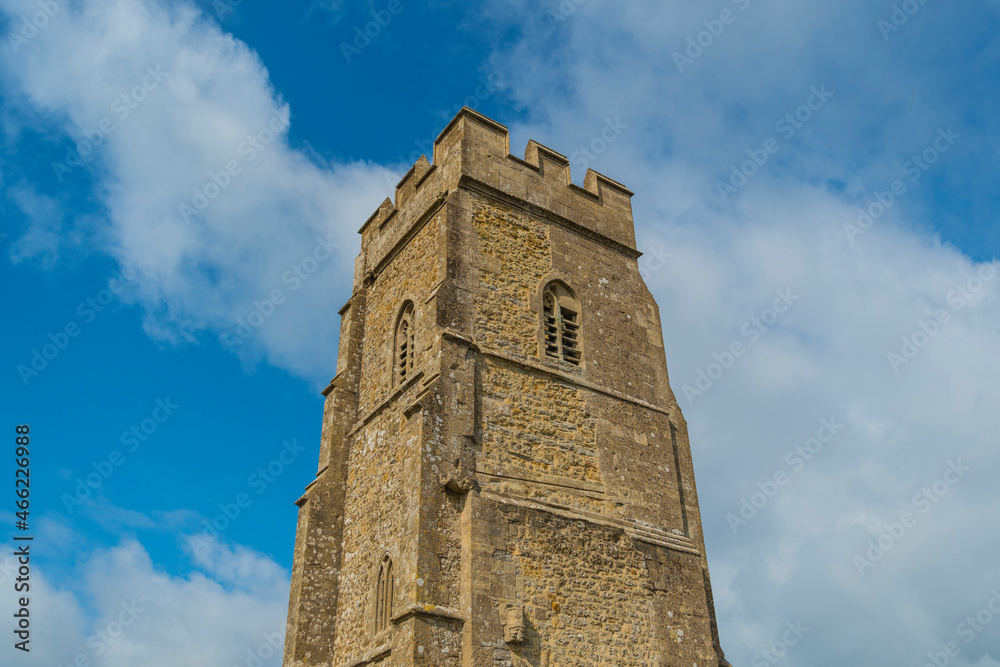 St Michael's Tower on Glastonbury Tor, England