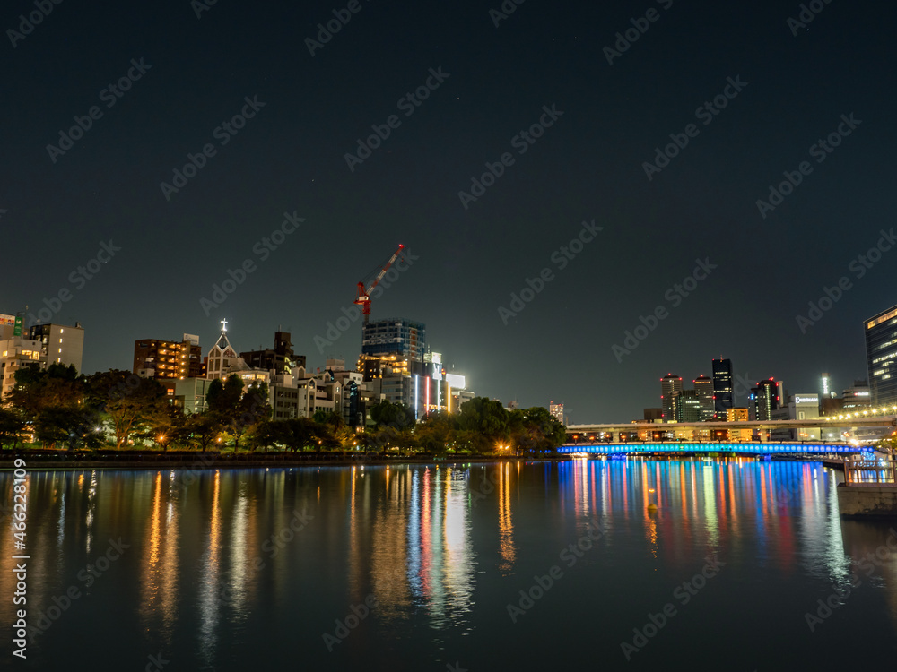 大阪都心の夜景