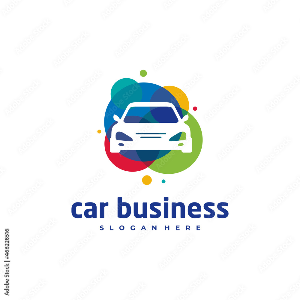 Car paint logo vector template, Creative Car logo design concepts Car paint logo vector template, Creative Car logo design concepts